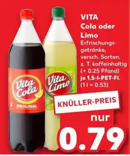 Kaufland Vita Cola oder Limo Angebot