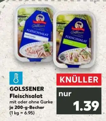 Kaufland GOLSSENER Fleischsalat Angebot