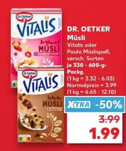 Kaufland DR. OETKER Müsli Angebot