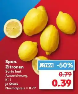 Kaufland Span. Zitronen Angebot