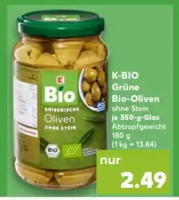 Kaufland K-BIO Grüne Bio-Oliven Angebot
