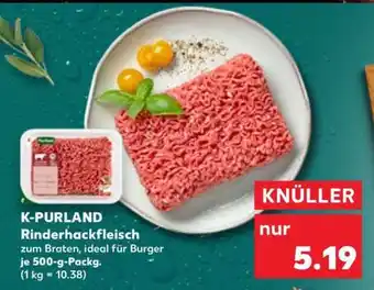 Kaufland K-PURLAND Rinderhackfleisch Angebot