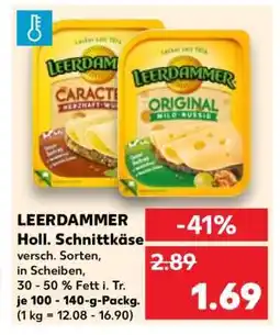 Kaufland LEERDAMMER Holl. Schnittkäse Angebot