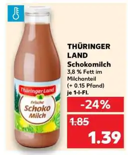 Kaufland THÜRINGER LAND Schokomilch Angebot