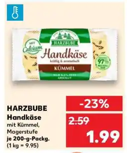 Kaufland HARZBUBE Handkäse Angebot
