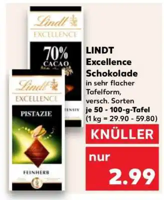Kaufland LINDT Excellence Schokolade Angebot