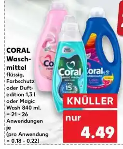 Kaufland Coral Waschmittel Angebot
