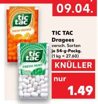 Kaufland TIC TAC Dragees Angebot