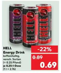Kaufland HELL Energy Drink Angebot