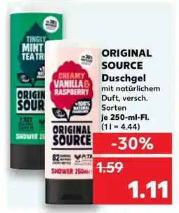 Kaufland ORIGINAL SOURCE Duschgel Angebot