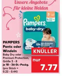 Kaufland PAMPERS Pants oder Windeln Angebot