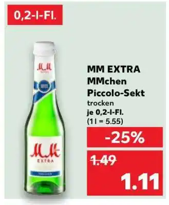 Kaufland MM EXTRA MMchen Piccolo-Sekt Angebot