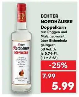 Kaufland Echter Nordhäuser Doppelkorn Angebot