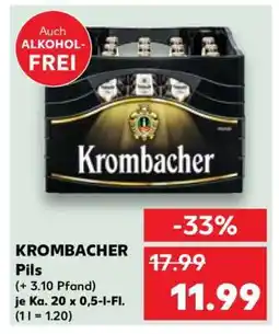 Kaufland Krombacher Pils Angebot