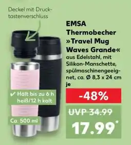 Kaufland EMSA Thermobecher Travel Mug Waves Grande Angebot
