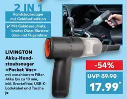 Kaufland LIVINGTON Akku-Handstaubsauger Pocket Vac Angebot