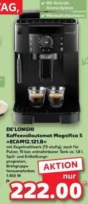 Kaufland DE'LONGHI Kaffeevollautomat Magnifica S ECAM12.121.B Angebot