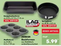 Kaufland ZENKER Backformen Angebot