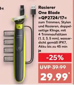 Kaufland Rasierer One Blade QP2724/17 Angebot