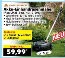 Norma Akku-Einhandrasenmäher iFlex LM23 Angebot
