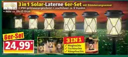 Norma 3 in 1 Solar-Laterne 6er-Set Angebot