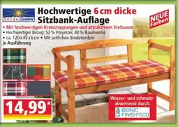 Norma Hochwertige 6 cm dicke Sitzbank-Auflage Angebot