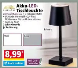 Norma Akku-LED- Tischleuchte Angebot
