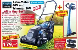 Norma Akku-Mäher 40V und Trimmer 20V Angebot