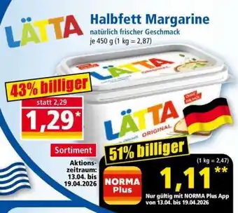 Lätta Halbfett-Margarine