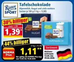 Norma Tafelschokolade Angebot