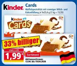 Norma Kinder Cards Angebot