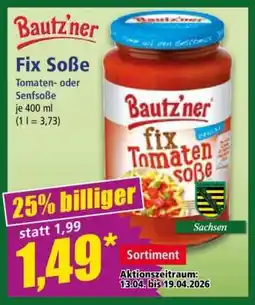 Norma Fix Soße Angebot