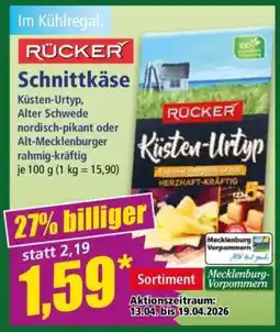 Norma Rücker Schnittkäse Angebot