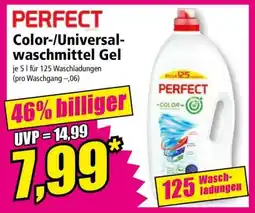 Norma PERFECT Color-/Universalwaschmittel Gel Angebot