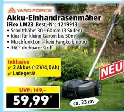 Norma Akku-Einhandrasenmäher Angebot