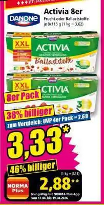 Norma Activia 8er Angebot
