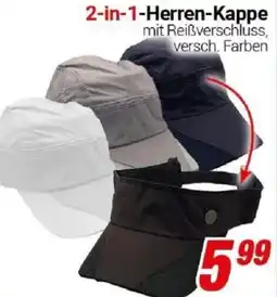 CENTERSHOP 2-in-1 Herren-Kappe Angebot