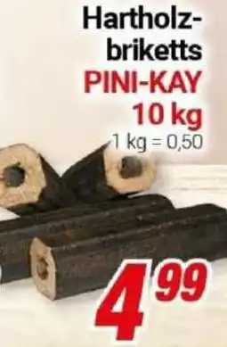 CENTERSHOP Hartholzbriketts PINI-KAY Angebot