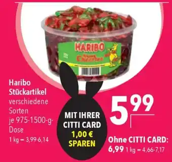 CITTI Markt Haribo Stückartikel Angebot