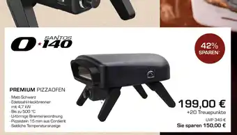 CITTI Markt SANTOS PREMIUM PIZZAOFEN Angebot
