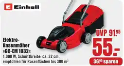 B1 Discount Baumarkt Einhell Elektro- Rasenmäher "GC-EM 1032" Angebot