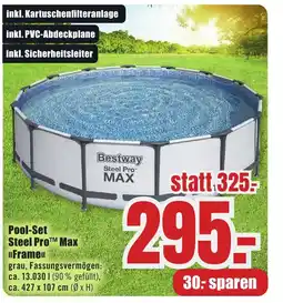 B1 Discount Baumarkt Bestway Pool-Set Steel ProTM Max »Frame« Angebot