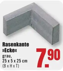 B1 Discount Baumarkt Rasenkante >>Ecke<< Angebot