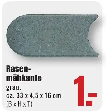 B1 Discount Baumarkt Rasenmähkante Angebot