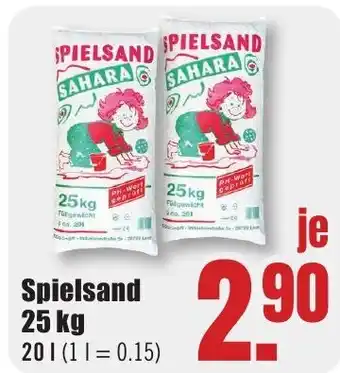 B1 Discount Baumarkt Spielsand SAHARA Angebot