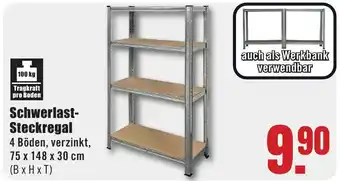 B1 Discount Baumarkt Schwerlast- Steckregal Angebot