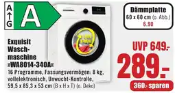 B1 Discount Baumarkt Exquisit Waschmaschine "WA8014-340A" Angebot
