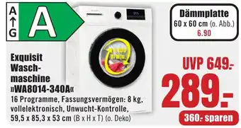 B1 Discount Baumarkt Exquisit Waschmaschine "WA8014-340A" Angebot