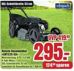 B1 Discount Baumarkt scheppach Benzin-Rasenmäher >>LMT225-53<< Angebot
