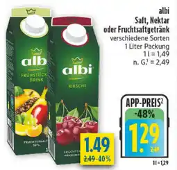 diska albi Saft, Nektar oder Fruchtsaftgetränk Angebot